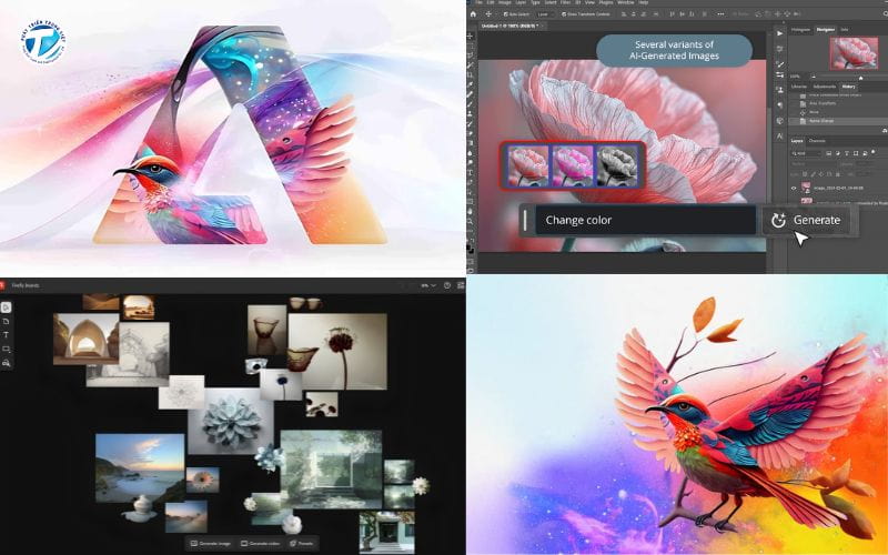 Adobe Photoshop (Tích hợp Firefly) - Công Cụ Chỉnh Sửa Ảnh AI Chuyên Nghiệp Hàng Đầu